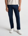 GHØST 5-POCKET PANTS - Signal Navy - Classic Fit (The Apollowned)