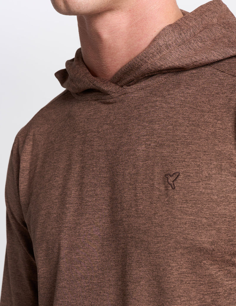 SuperSoft Hoodie - Roasted Bean Heather (The Clubhouse Coffee)