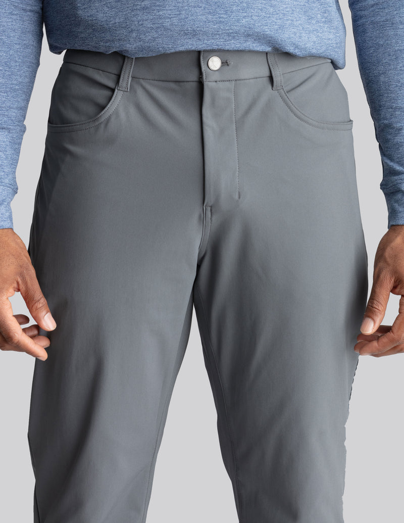GHØST 5-POCKET PANTS - Storm Gray - Classic Fit (The Thunder Runs)