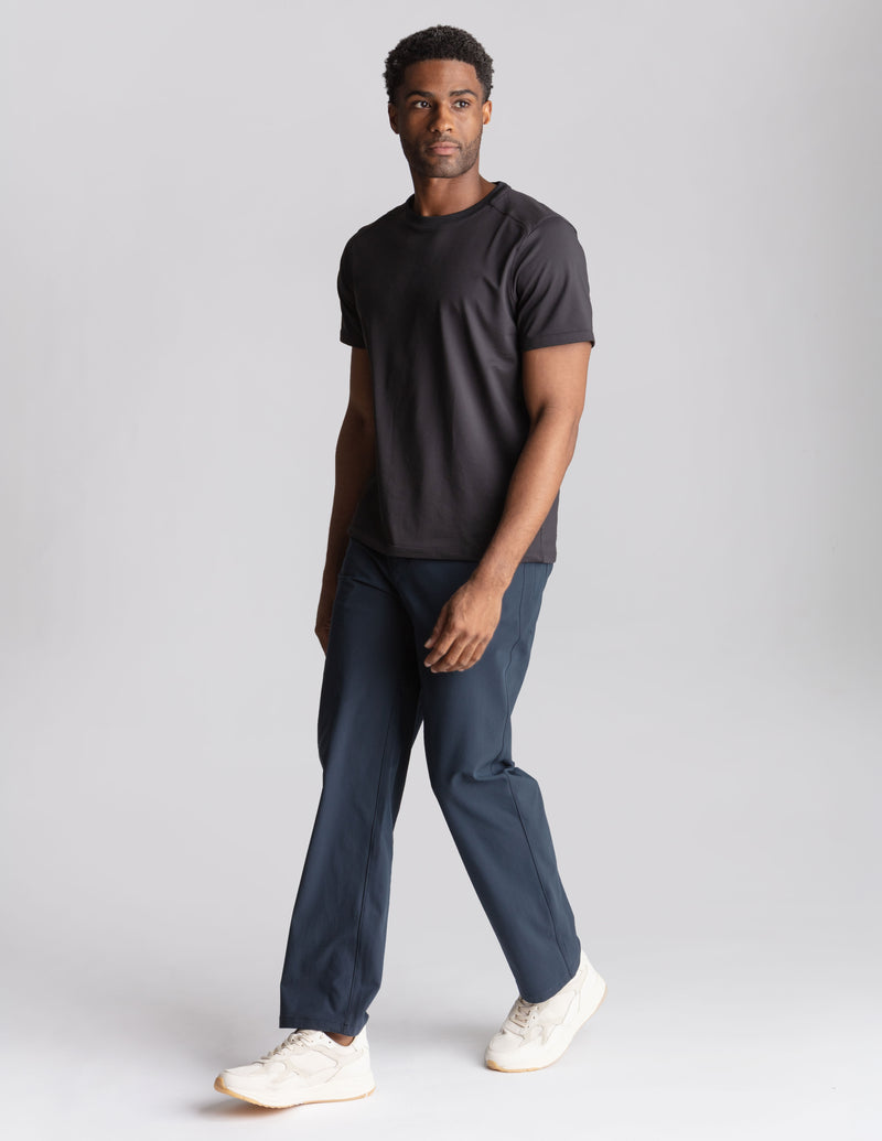 GHØST 5-POCKET PANTS- Signal Navy - Relaxed Fit (The Apollowned)