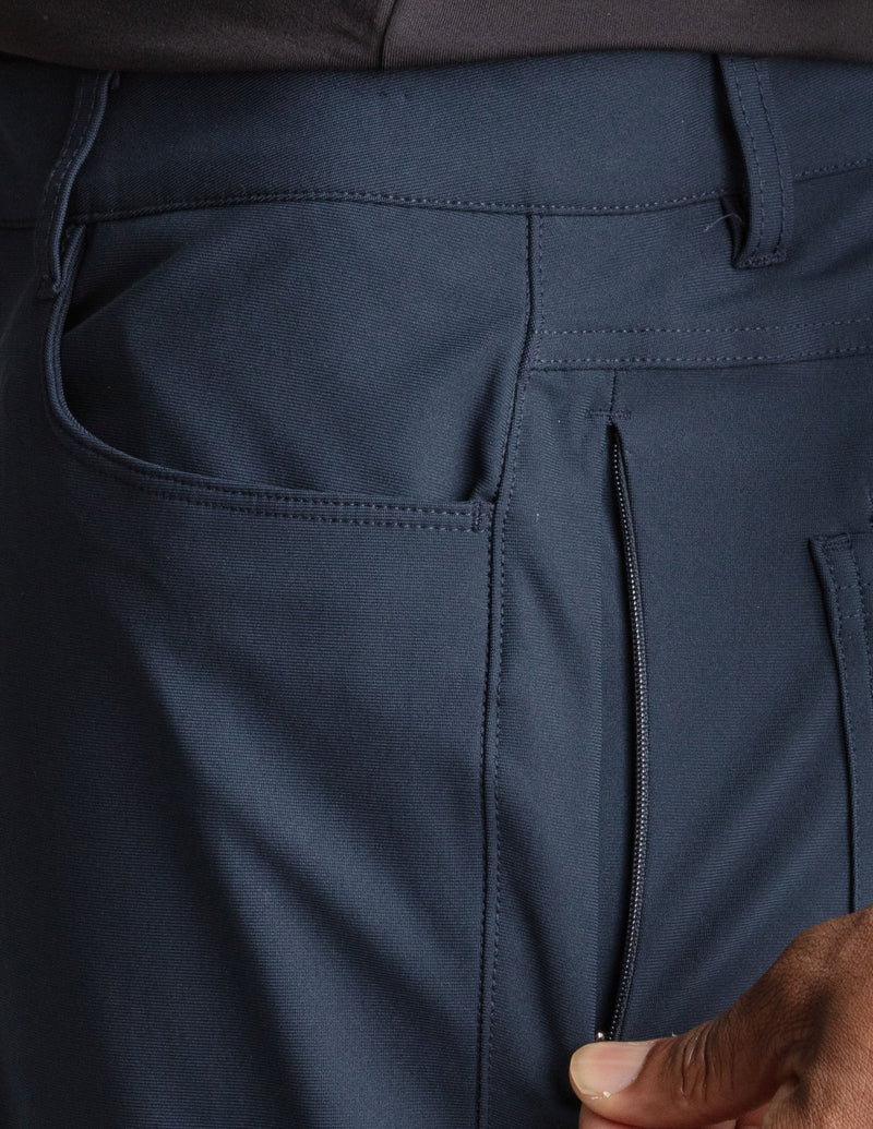 GHØST 5-POCKET PANTS- Signal Navy - Relaxed Fit (The Apollowned)
