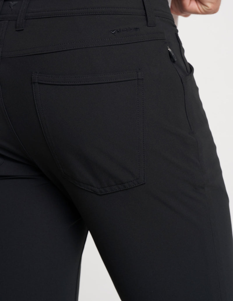 GHØST 5-POCKET PANTS - Mach Black - Slim Fit (The Buzzed Gravity)
