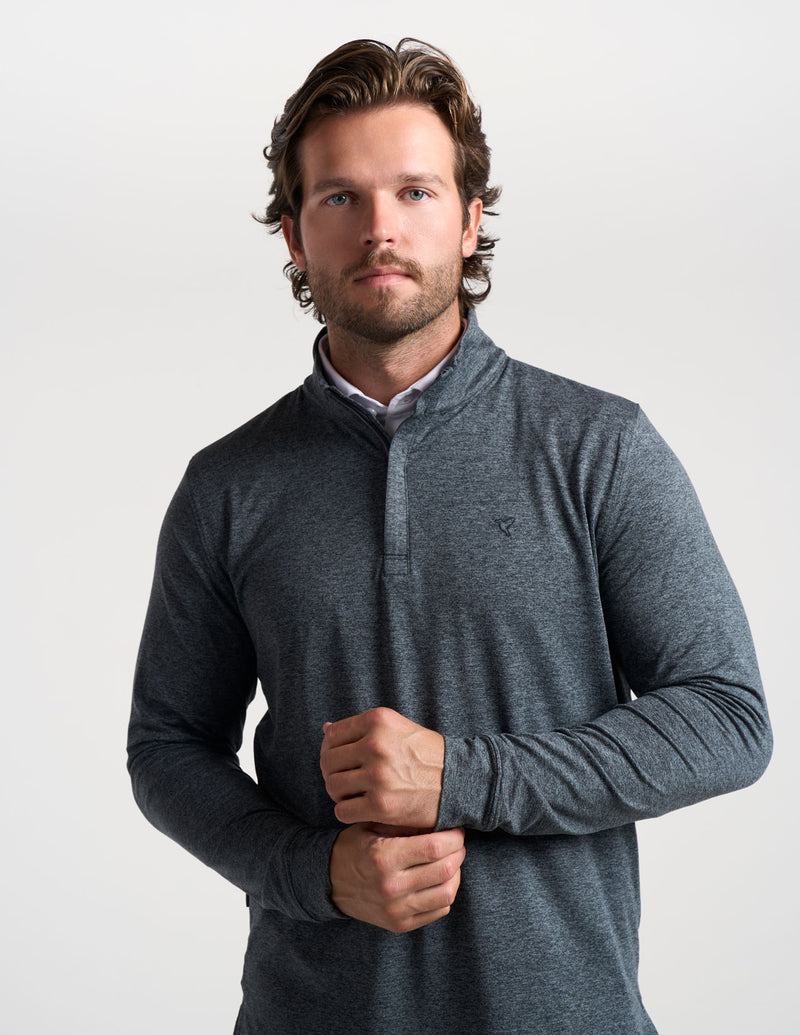 Quarter Zip - Cold Ash Heather (The Last Drag)