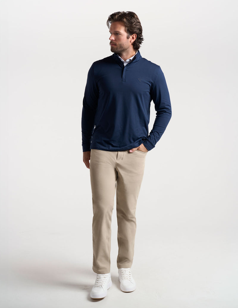 GHØST 5-POCKET PANTS - Stratos Sand - Classic Fit (The Theta Waves)