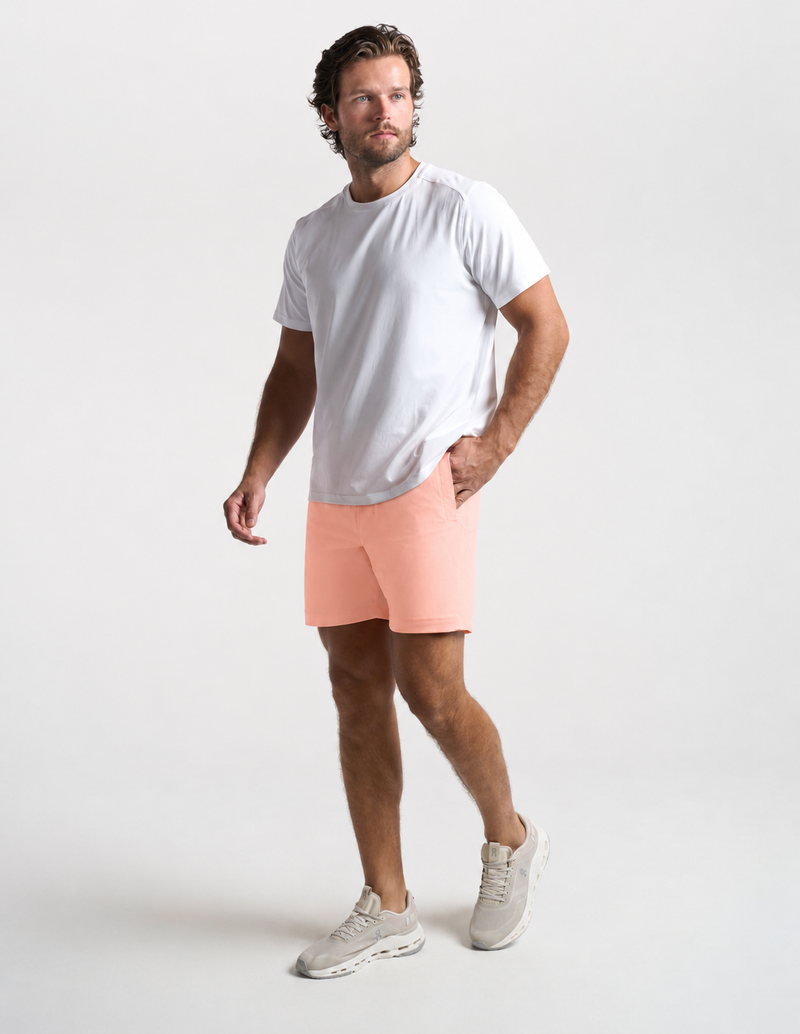 3 in 1 Khaki Shorts - Peach Cannonball (James &amp; The Giant Pair)