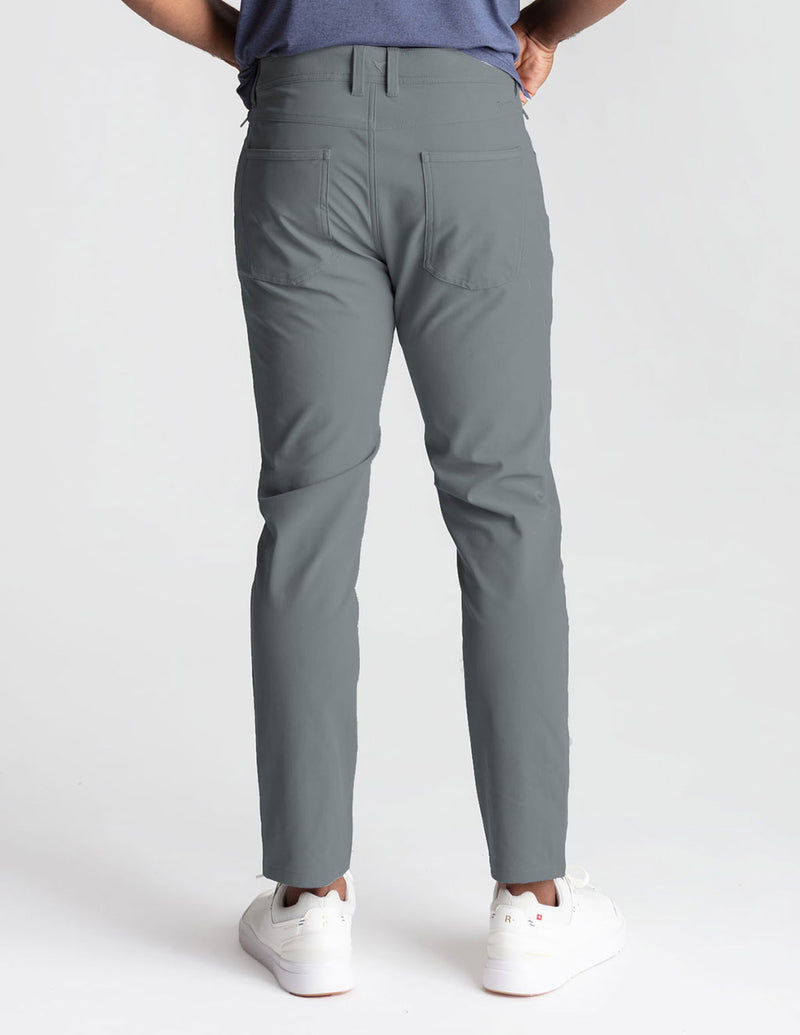 GHØST 5-POCKET PANTS - Storm Gray - Slim Fit (The Thunder Runs)