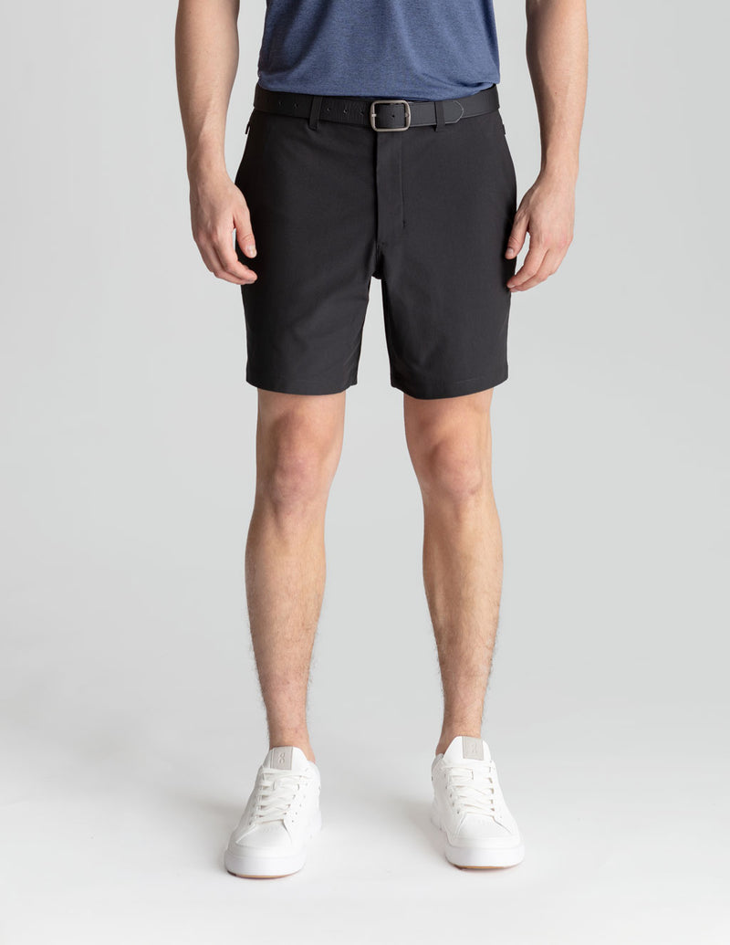 Golf Shorts - Mach Black (The Bethpage Slacks)
