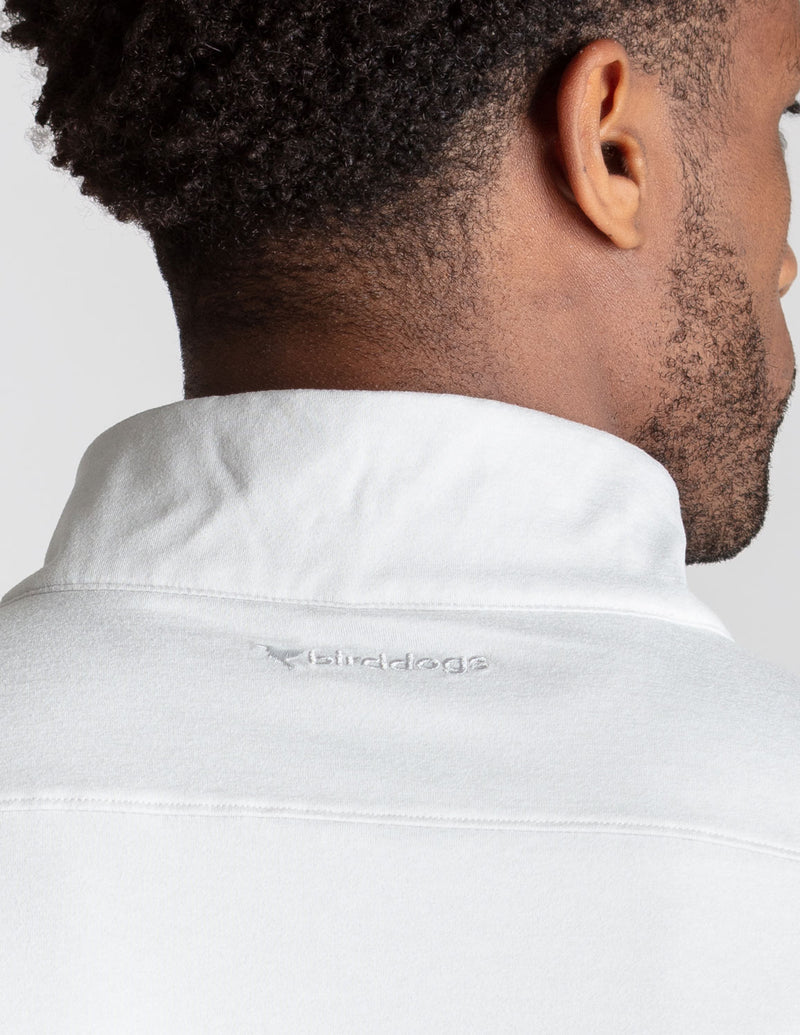Quarter Zip - Cannon Smoke Heather (The Alamo)
