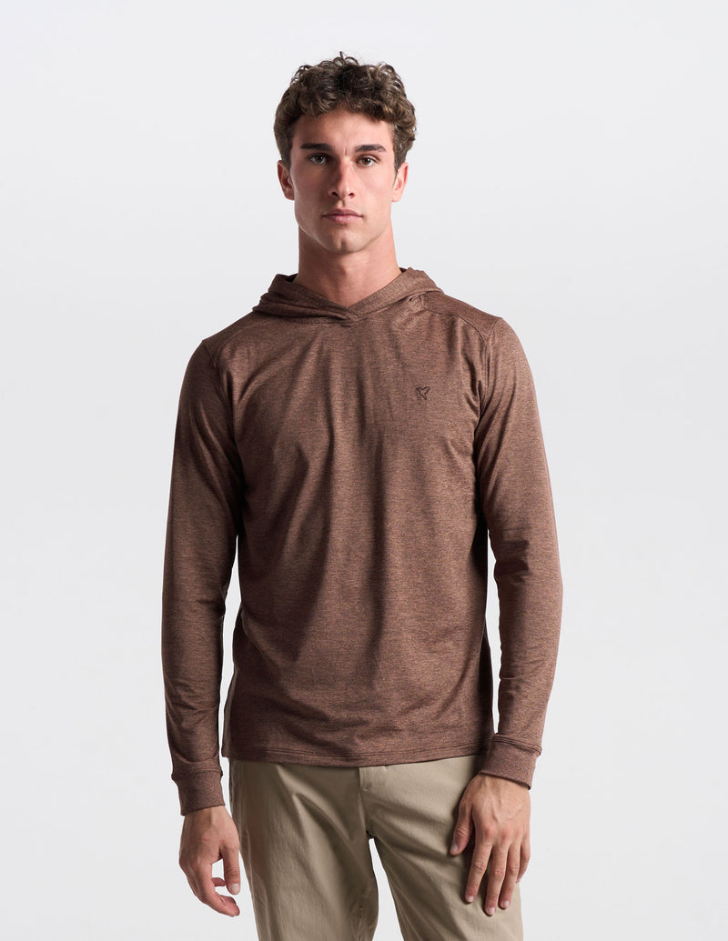 SuperSoft Hoodie - Roasted Bean Heather (The Clubhouse Coffee)