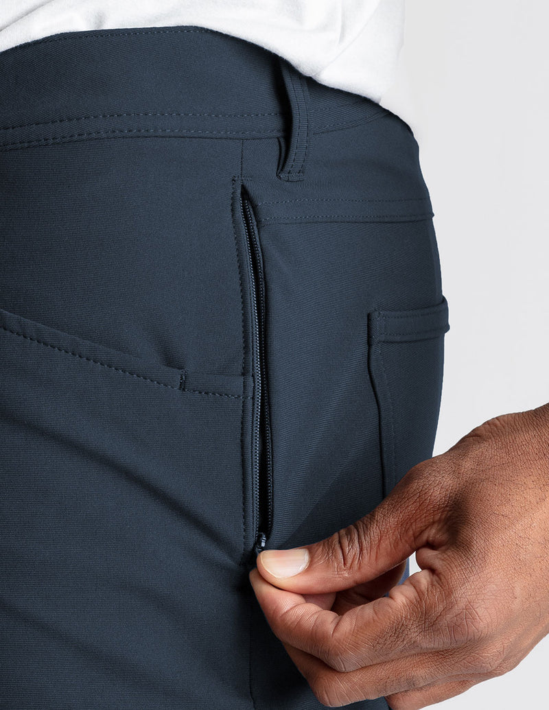 GHØST 5-POCKET PANTS - Signal Navy - Slim Fit (The Apollowned)