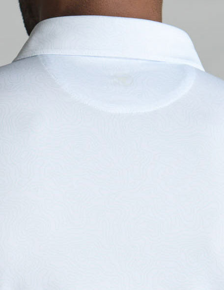 NoFlop Golf Polo - Double Breaker Green (The Arnold Palm Squeezer)
