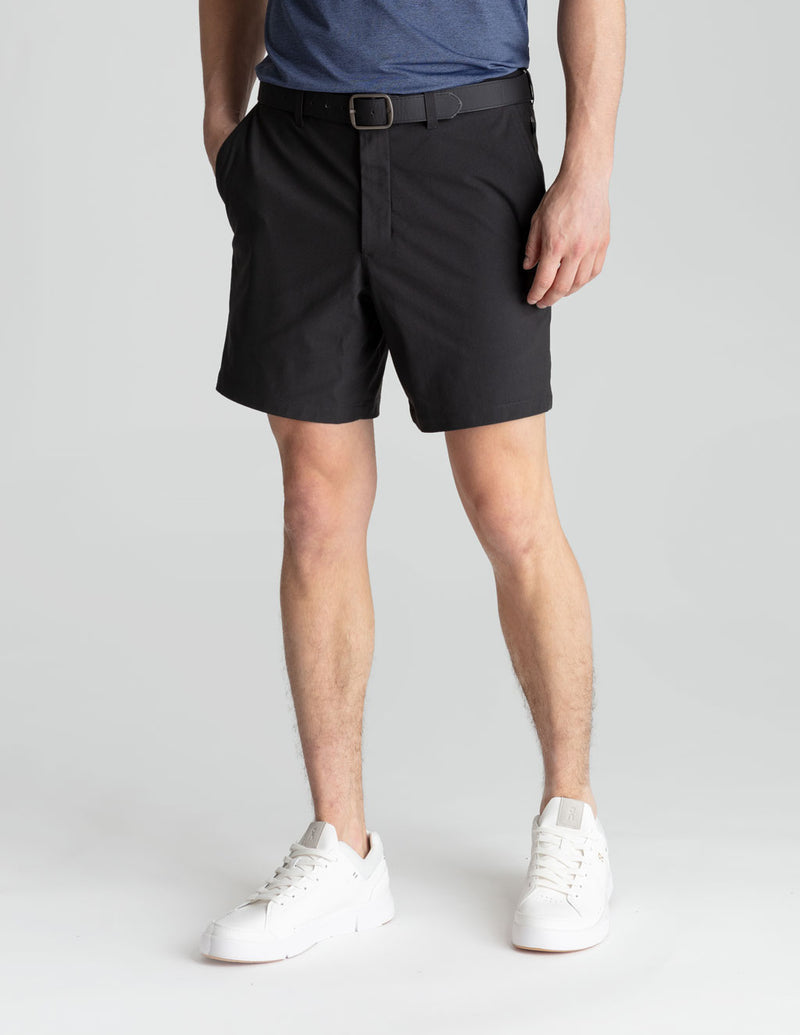 Golf Shorts - Mach Black (The Bethpage Slacks)