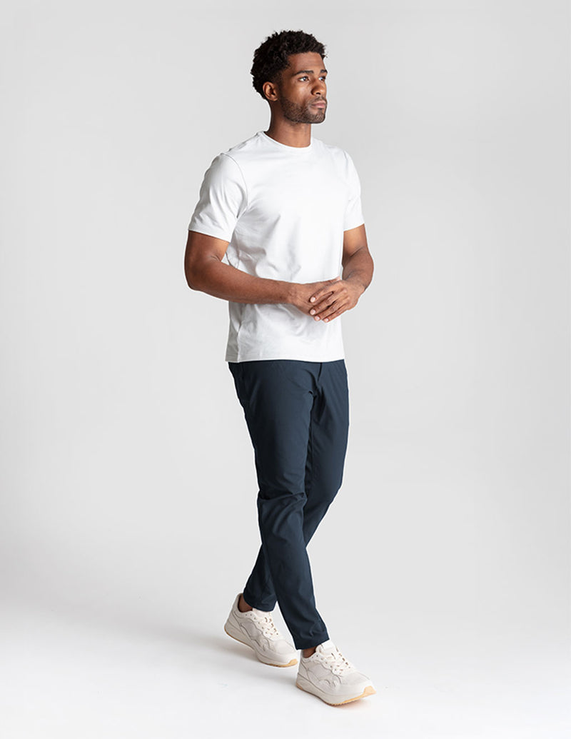 GHØST 5-POCKET PANTS - Signal Navy - Slim Fit (The Apollowned)