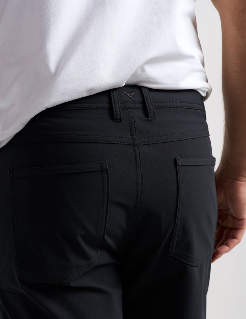GHØST 5-POCKET PANTS - Mach Black - Classic Fit (The Buzzed Gravity)