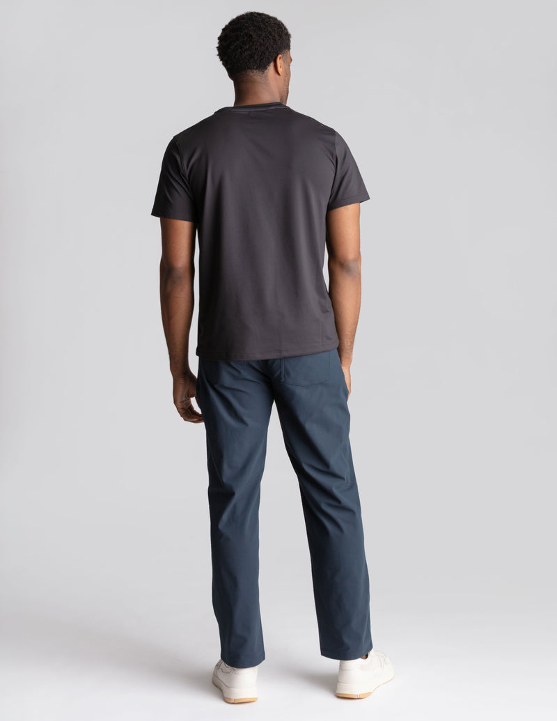 GHØST 5-POCKET PANTS- Signal Navy - Relaxed Fit (The Apollowned)