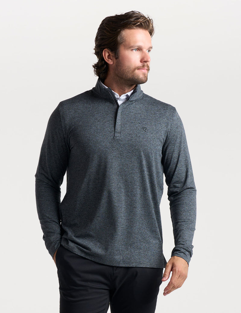 Quarter Zip - Cold Ash Heather (The Last Drag)