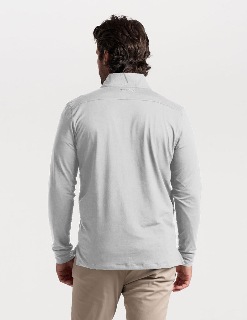 Quarter Zip - Cannon Smoke (The Maverick)