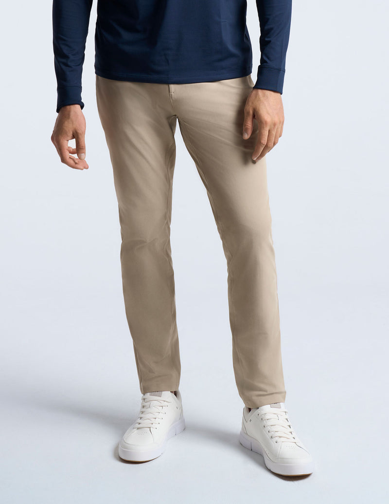 GHØST 5-POCKET PANTS - Stratos Sand - Slim Fit (The Theta Waves)