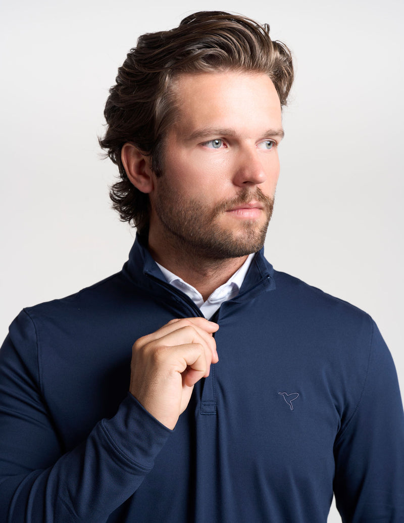 Quarter Zip - Navy (The Lone Ranger)