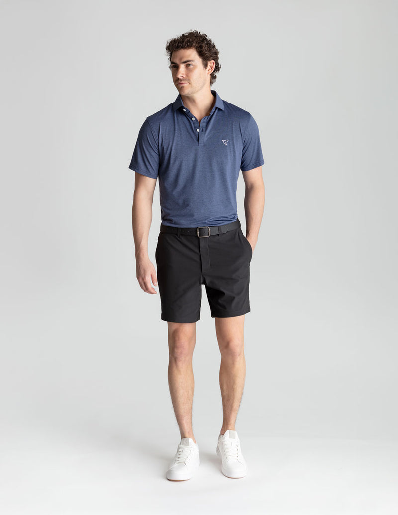Golf Shorts - Mach Black (The Bethpage Slacks)