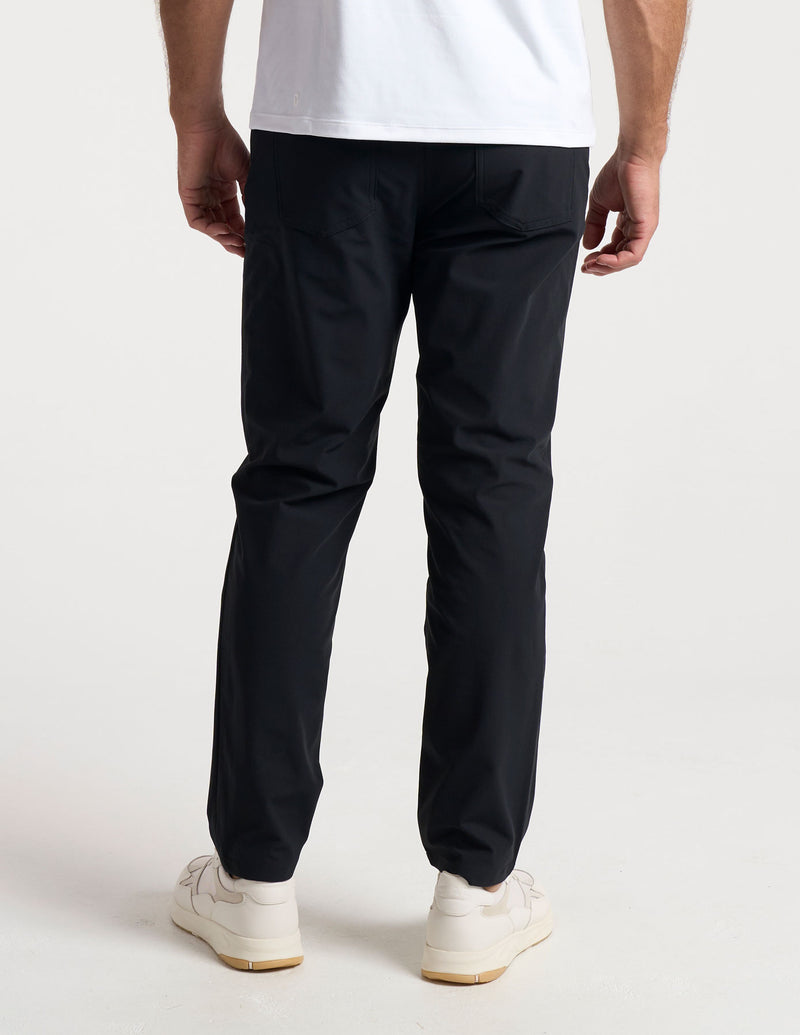 GHØST 5-POCKET PANTS - Mach Black - Classic Fit (The Buzzed Gravity)