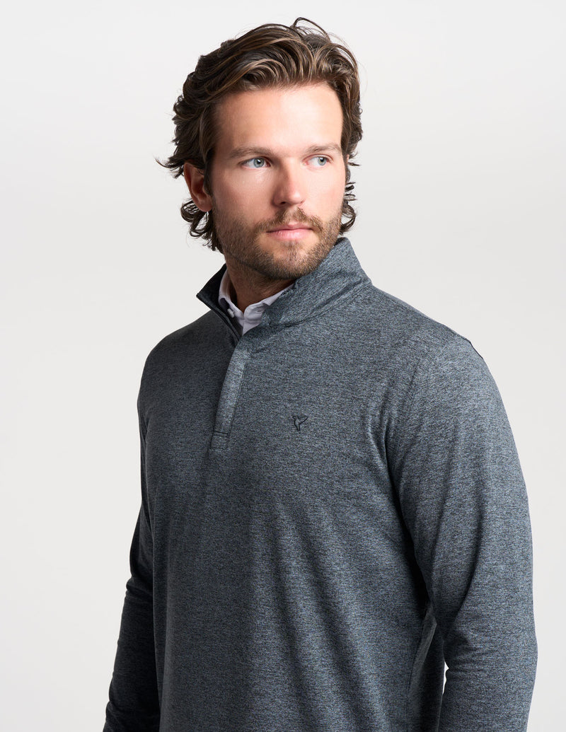 Quarter Zip - Cold Ash Heather (The Last Drag)