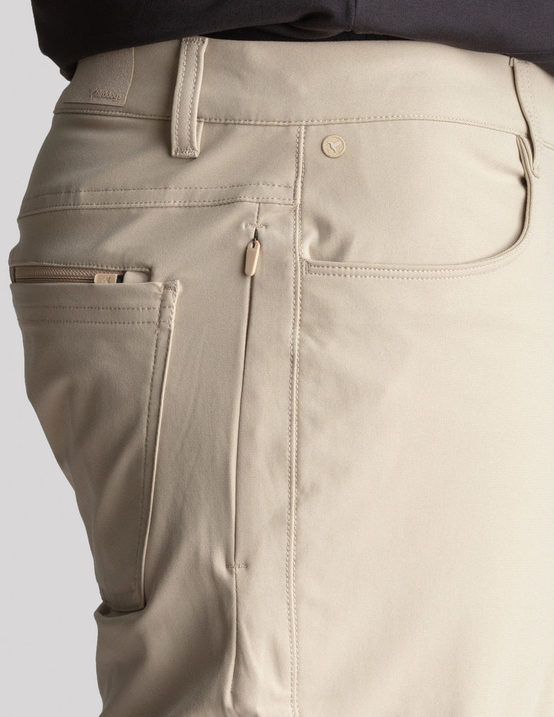 GHØST 5-POCKET PANTS - Stratos Sand - Relaxed Fit (The Theta Waves)