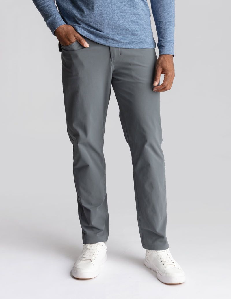 GHØST 5-POCKET PANTS - Storm Gray - Classic Fit (The Thunder Runs)