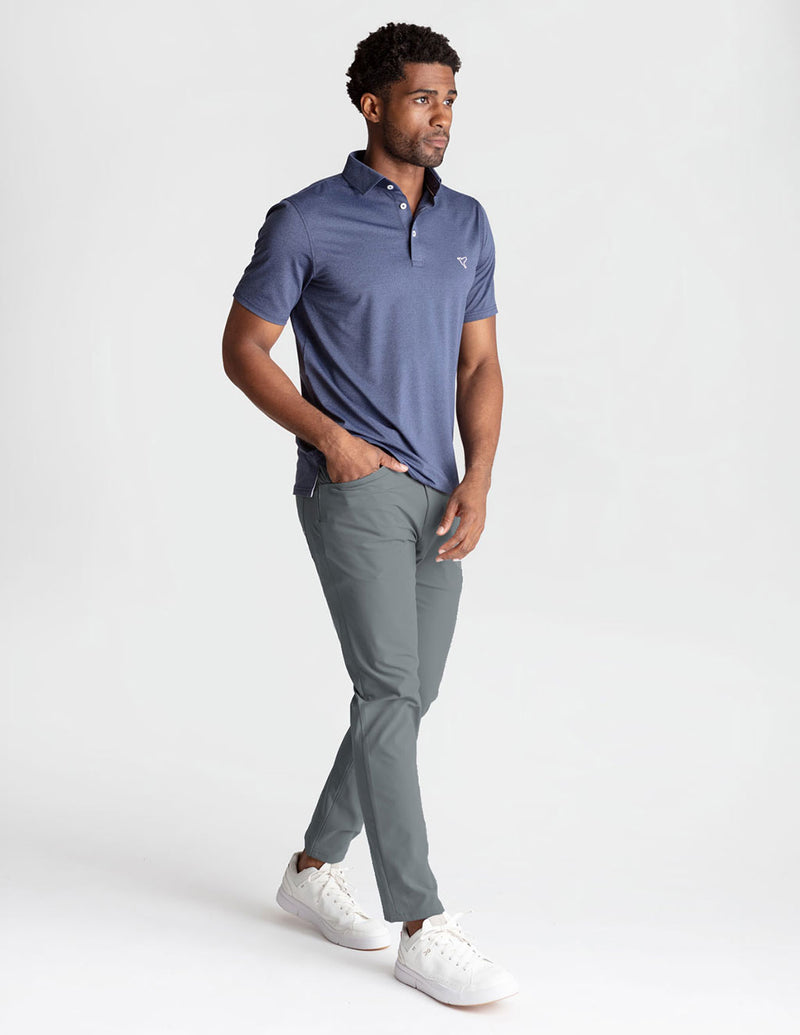 GHØST 5-POCKET PANTS - Storm Gray - Slim Fit (The Thunder Runs)
