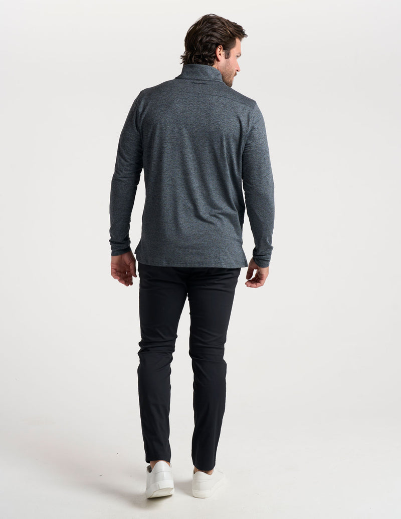 Quarter Zip - Cold Ash Heather (The Last Drag)