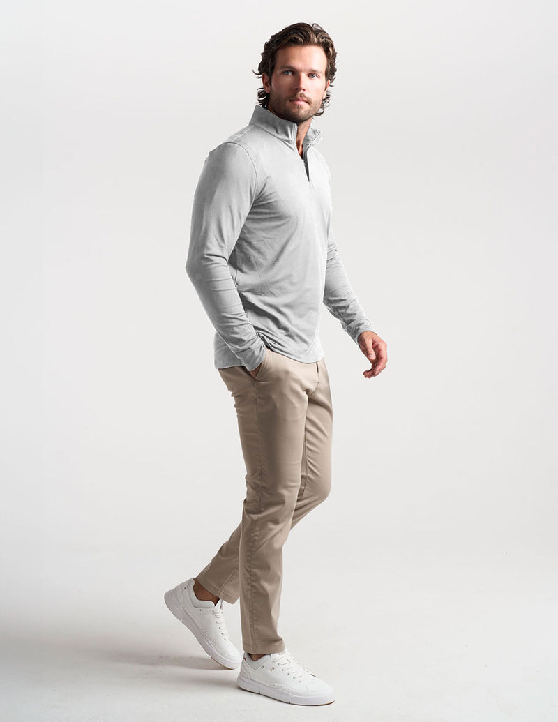 Quarter Zip - Cannon Smoke (The Maverick)
