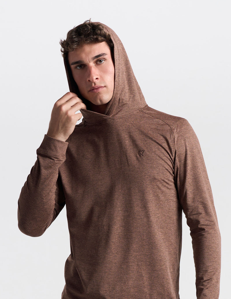 SuperSoft Hoodie - Roasted Bean Heather (The Clubhouse Coffee)