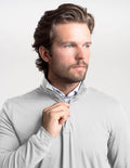 Quarter Zip - Cannon Smoke (The Maverick)
