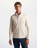 Quarter Zip - Frontier Beige Heather (The Geronimo)