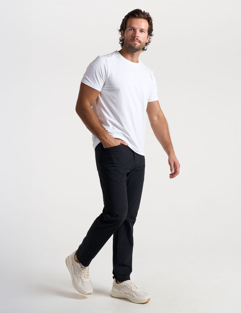 GHØST 5-POCKET PANTS - Mach Black - Classic Fit (The Buzzed Gravity)